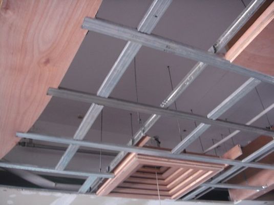 Metal Stud And Track Roll Forming Drywall Galvanizado Suspensão de Tecto Unistrut
