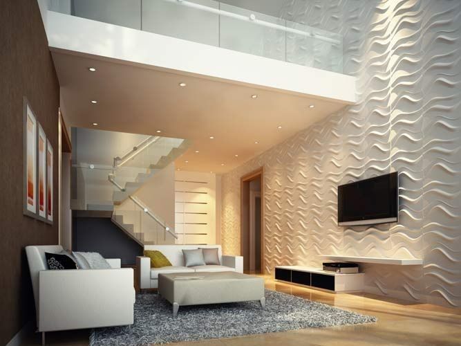 Painel decorativo 3D de fibra acústica moderna pré-fabricado não personalizado para divisores de parede