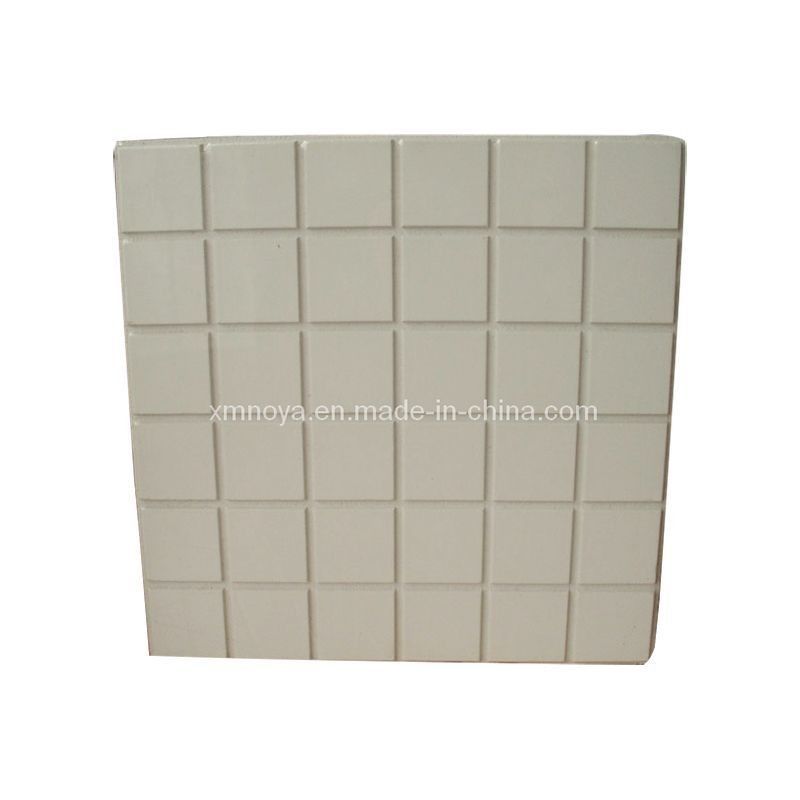 600 mm*600 mm Placa de tecto de lã mineral perforada para absorção sonora interna