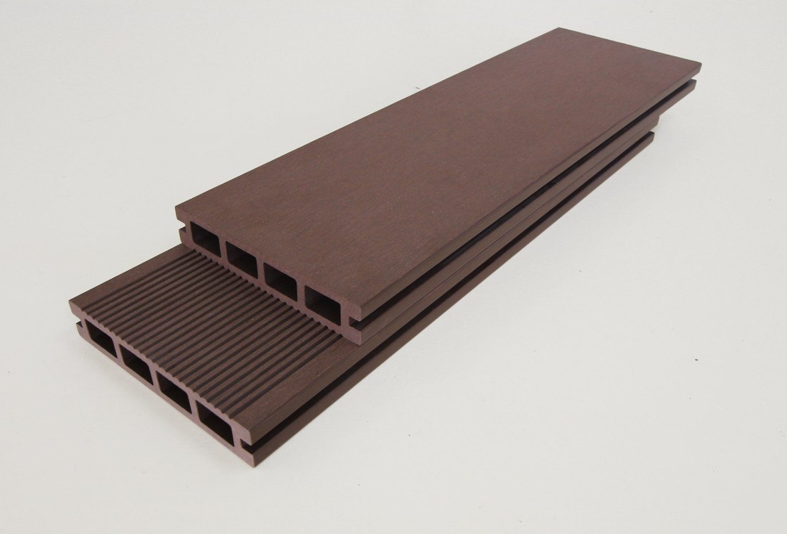 150mm*25mm WPC madeira plástico composite decking para jardim de decoração empresa de negócios