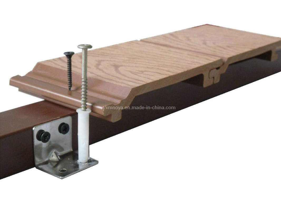 Panela de revestimento de parede exterior de WPC impermeável e resistente a intempéries 156MM*21MM