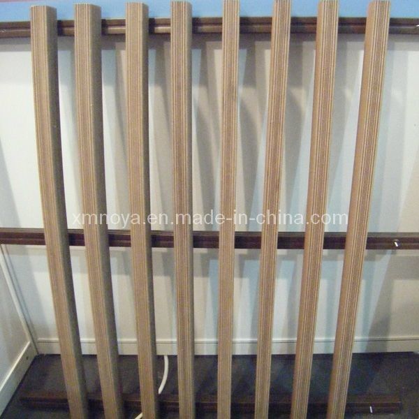 Cercas de pavimentação de madeira exterior de plástico composto WPC NY75 * 25 com padrão de grãos de madeira