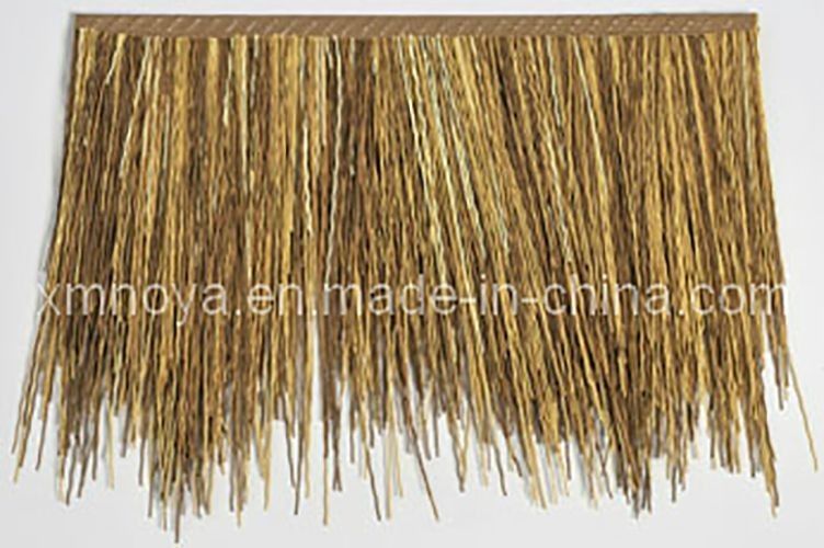 Palha de telhado sintético amarelo tropical africano personalizado para decoração de telhado na melhor das hipóteses