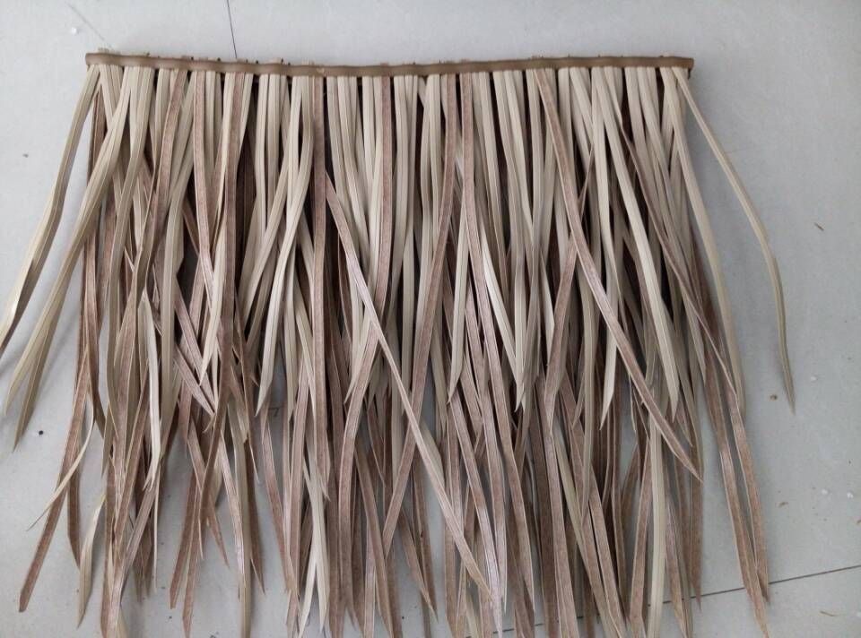 Decoração de telhado de palha com característica de nunca desbotar e longa vida útil