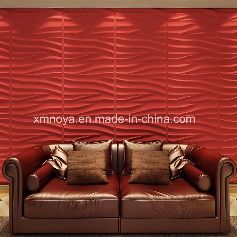 Painel 3D de impermeabilização para decoração de parede interior em 500mmx500mm