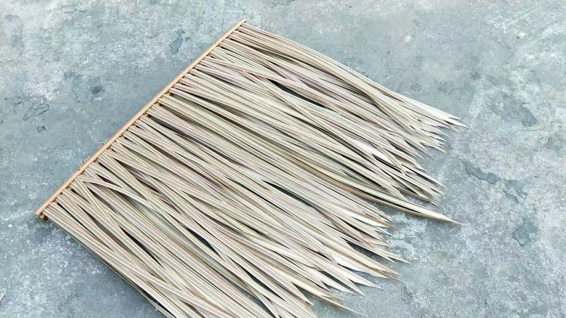 Telha de palha artificial à prova de fogo com tamanho personalizado 45 * 50cm e 100 * 60cm