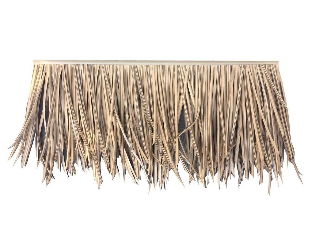 Telhado de palha sintética artificial 45*50cm e 100*60cm para eficiência na praia tropical