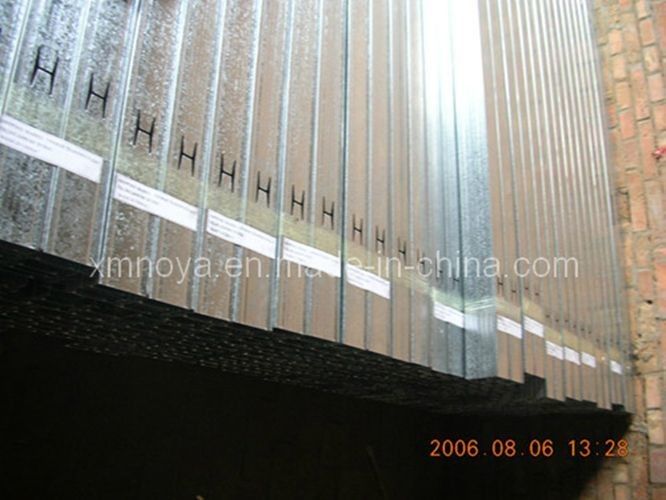Canal de tecto de perfil de aço leve para hotel Stud Canal 50*35*0,5*3000mm