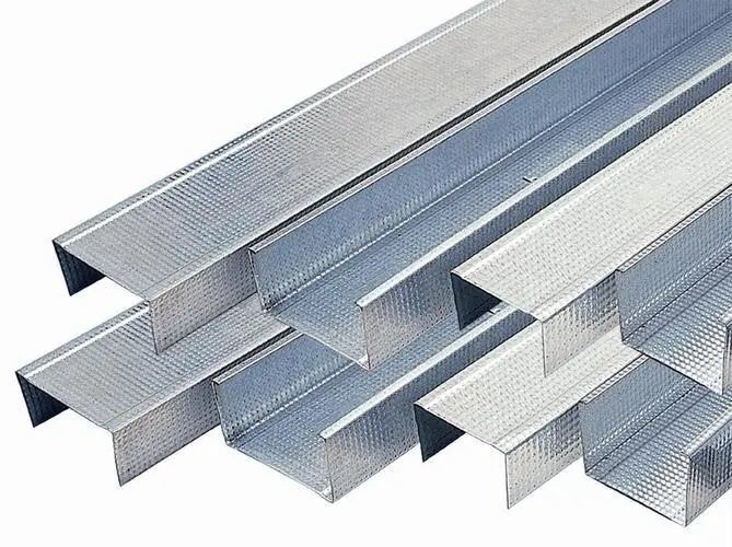 Keel de aço galvanizado para construção de canal de luz 50*35/70*35/73*36mm Altura 25mm