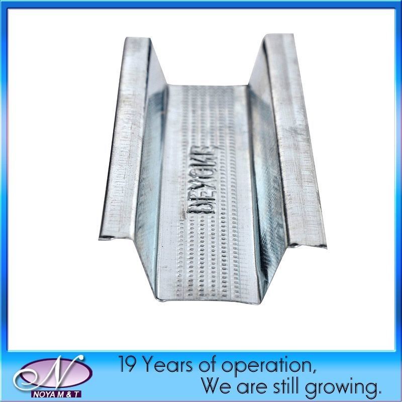 Profil de aço galvanizado do canal principal com 25mm/29mm/32mm/40mm de altura e design tipo U