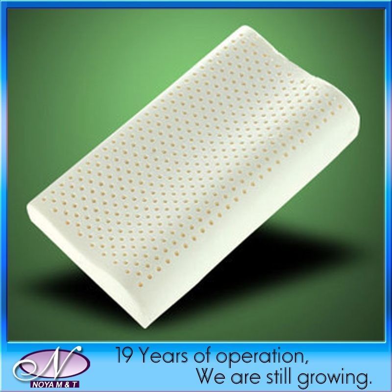 48*28*7/9cm Tecido Talalay Latex Wave Pillow para sono suave e de apoio