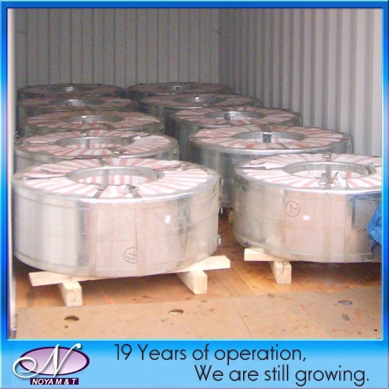 300 mm / 508 mm / 610 mm bobina ID bobinas de aço galvanizado com espessura 0,18-2,0 mm