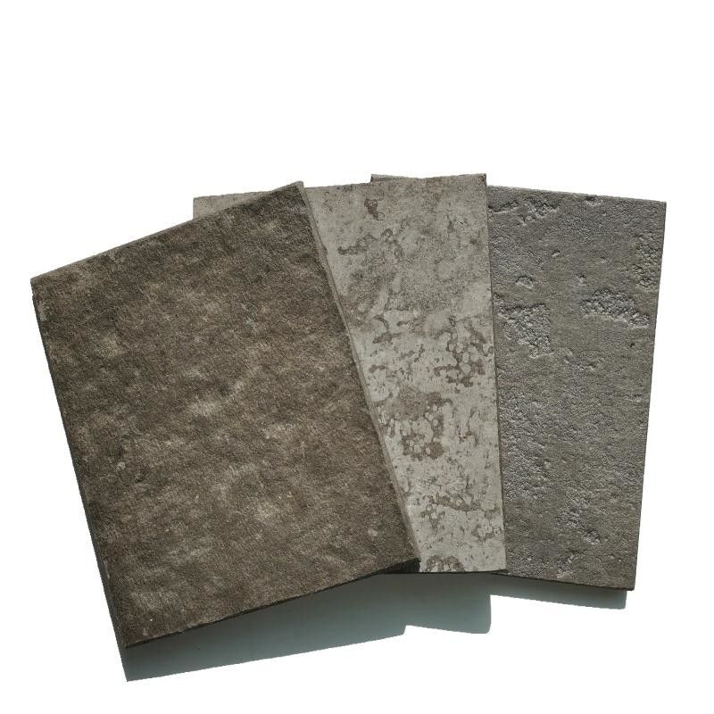 Placas de fibra de cimento revestimento painéis de revestimento cinza Edifício exterior impermeável Placas de silicato de cálcioPlacas de silicato de cálcio